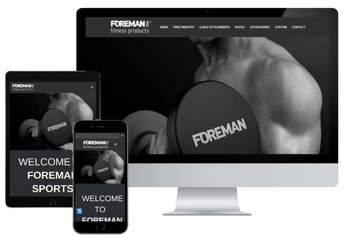 FOREMAN Sports web site