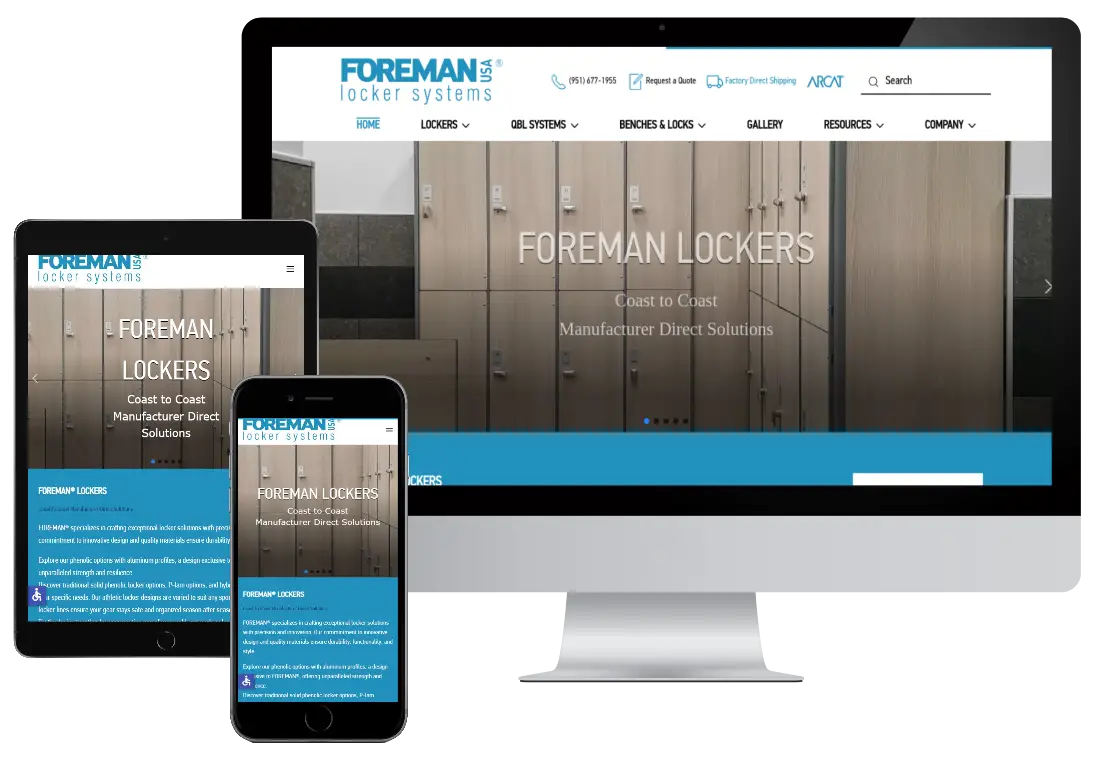 FOREMAN Locker web site